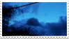 Outside at night stamp